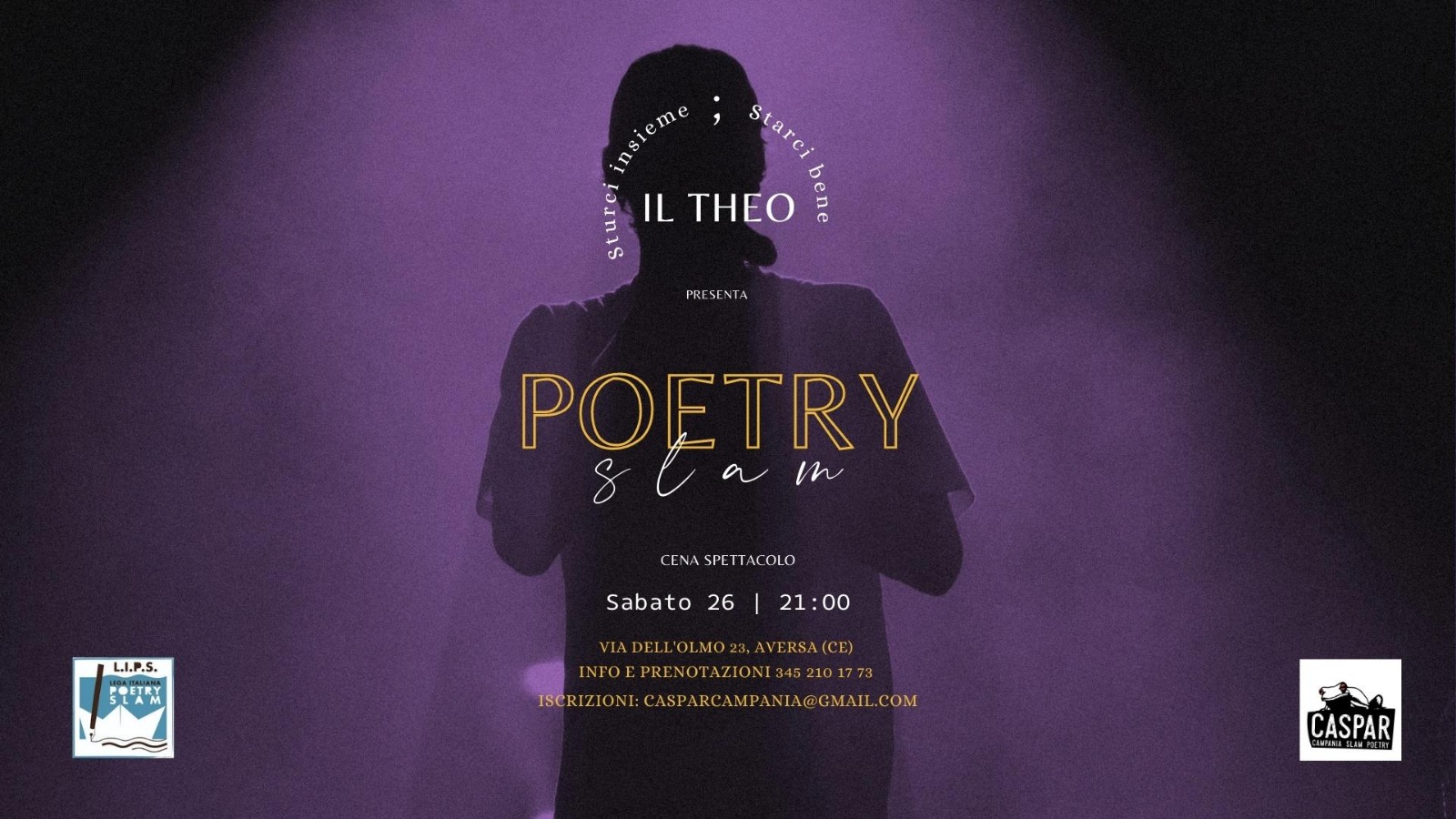 Il Campionato regionale di Poetry Slam fa tappa ad Aversa